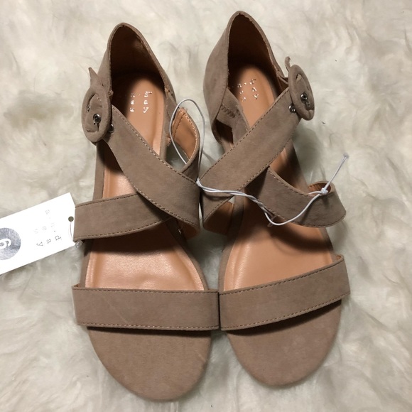 A New Day Tan Suede Strappy Sandal - Picture 2 of 5
